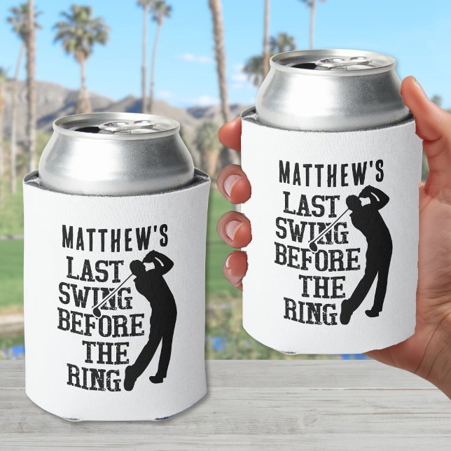 Porta-lata Última Festa de Solteiro (Last Swing Bachelor Party Can Cooler)