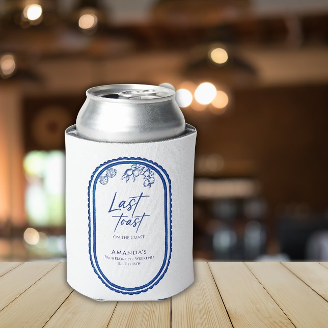 Porta-lata Última Torrada na Festa de Solteira da Praia na Co (Criador carregado)