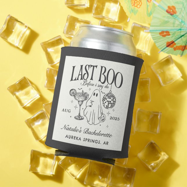 Porta-lata Último Boo Antes de Eu Fazer a Festa de Despedida  (Verão in situ)