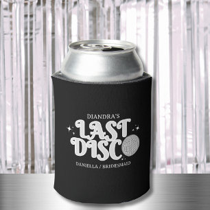 Porta-lata Último Nome da Disco Retro Prata Anos 70 Despedida