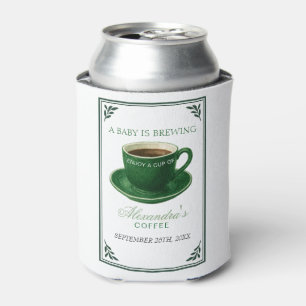 Porta-lata Um Bebê Está Preparando Xícara de Café Chás de Beb