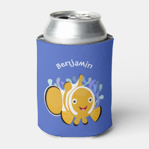 Porta-lata Um desenho animado de animação de peixe-palhaça