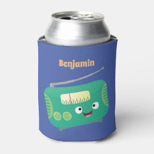 Porta-lata Um lindo e engraçado retrô de rádio