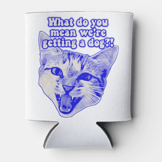 Porta-lata Um meme engraçado de gato ranzinza para amantes de (Frente)