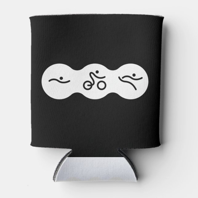 Porta-lata Um presente Triathlon excelente para seu amigo ou  (Frente)