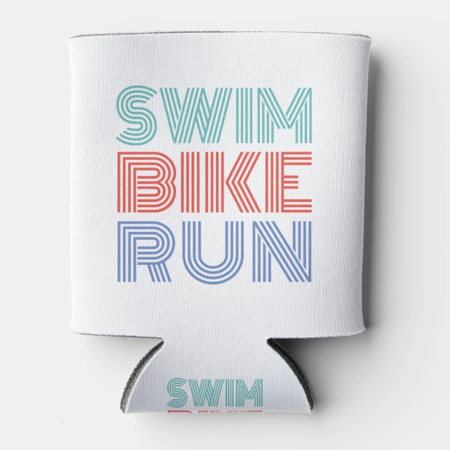 Porta-lata Um presente Triathlon excelente para seu amigo ou  (Frente)