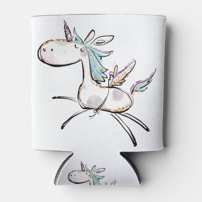 Porta-lata Um Unicórnio Encantado (Frente)