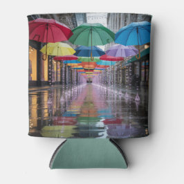 Porta-lata Umbrellas Rain Street Can Sleeve