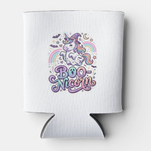 Porta-lata Unicorn Boo-nicorn Vetor Premium Design de Vetor_1