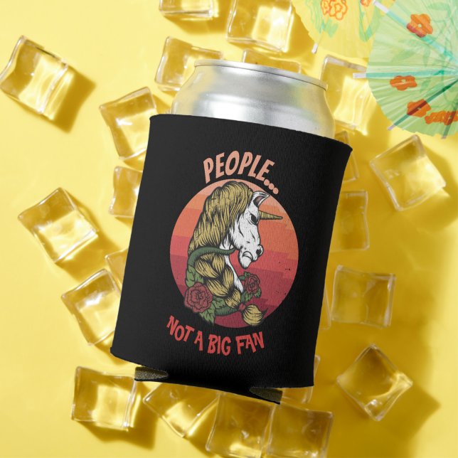 Porta-lata Unicorn Pessoas Não é um grande fã (Verão in situ)