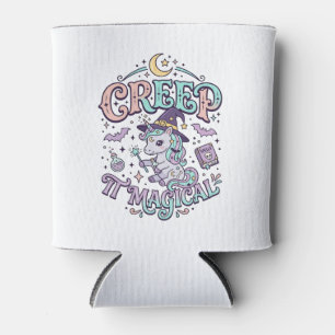 Porta-lata Unicorn rasteja mágico design de camiseta estilo r