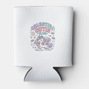 Porta-lata Unicórnio Clube de Cute Celestial Estilo Retro Pro