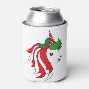 Porta-lata Unicórnio de Natal