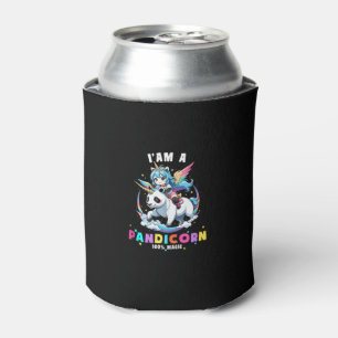 Porta-lata Unicórnio Panda Fofo Eu Sou Uma Garota Mágica Pand