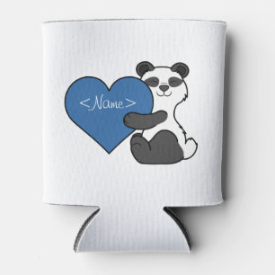 Porta-lata Urso de panda bonito do dia dos namorados com