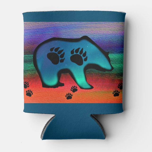 Porta-lata Urso Espírito das Luzes do norte (Frente)