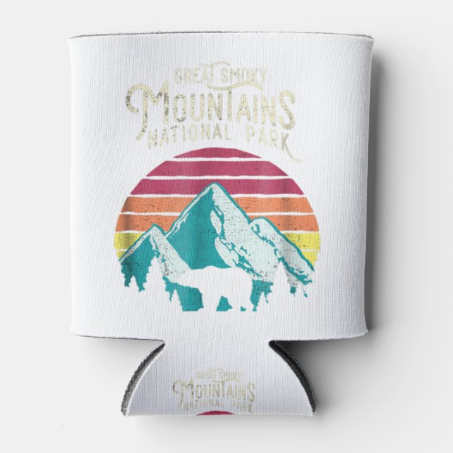 Porta-lata Urso Nacional do Parque Nacional T, Montanhas do E (Frente)