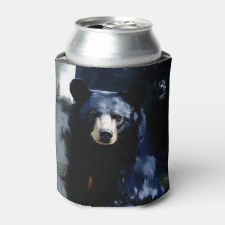 Porta-lata Urso no Retrato Woods