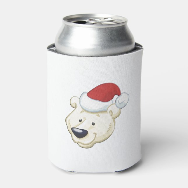 Porta-lata Urso Polar de Natal (Can Front)