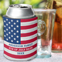 USA American Flag Red White Blue 4 De Julho