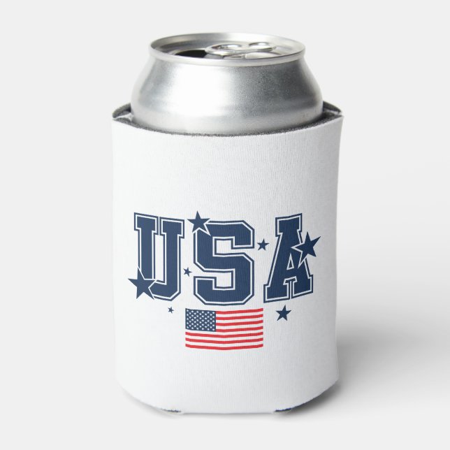 Porta-lata USA Can Cooler (Can Front)