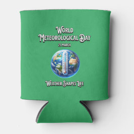 Porta-lata Usar Formas De Vida. Dia Mundial da Meteorologia.