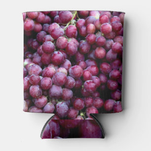 Porta-lata Uvas De Vinho Vermelho: Fundo Luscioso.