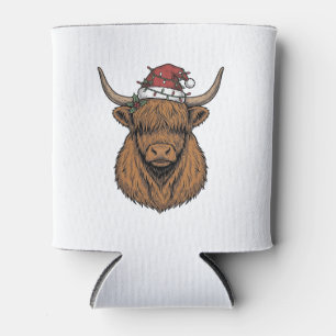 Porta-lata Vaca das Terras Altas de Natal Gravura Vintage Cha