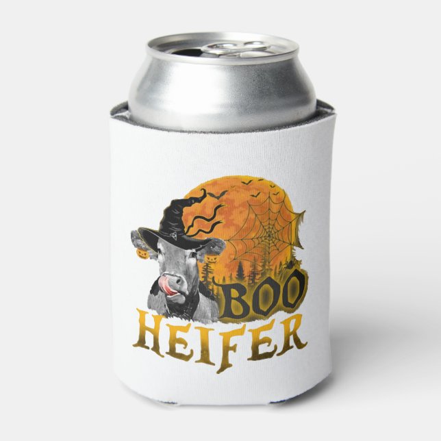 Porta-lata Vaca Halloween (Can Front)