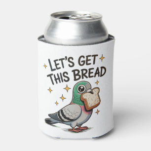 Porta-lata Vamos Conseguir Este Pão Pombo Tolo Tendência Fofo