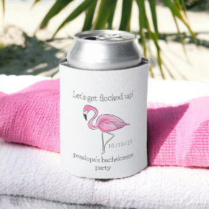 Porta-lata Vamos Ficar Enxameados de Flamingos Despedida de S
