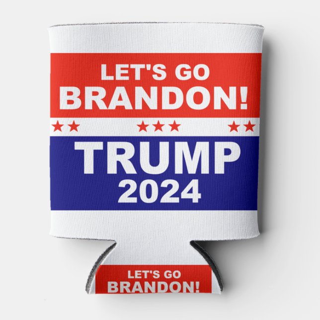 Porta-lata Vamos ir Brandon TRUMP 2024 (Frente)