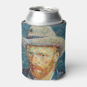 Porta-lata Van Gogh - Autorretrato com um chapéu de feltro de