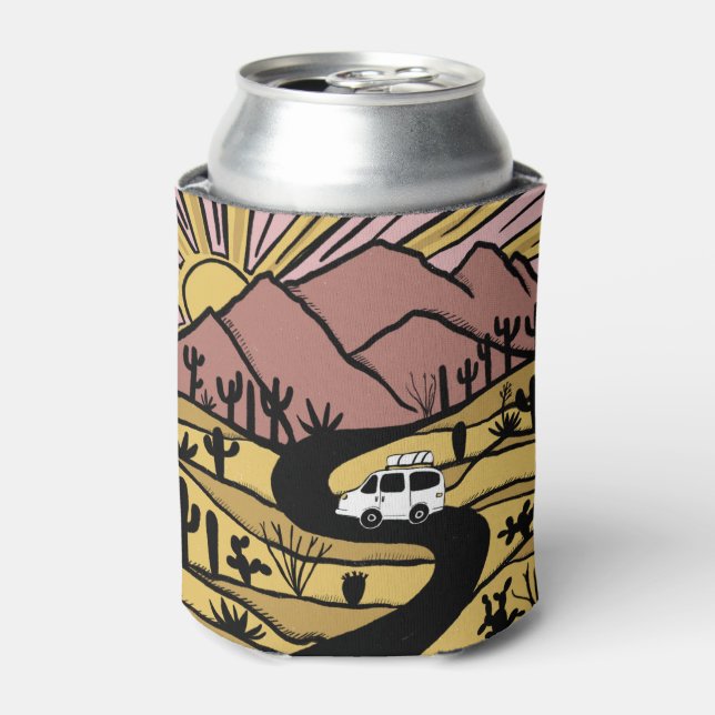 Porta-lata VANLIFE Desert Mountain Explore Aventura (Can Front)