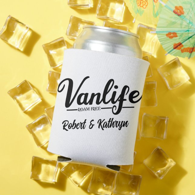 Porta-lata "VanLife" Personalizado (Verão in situ)