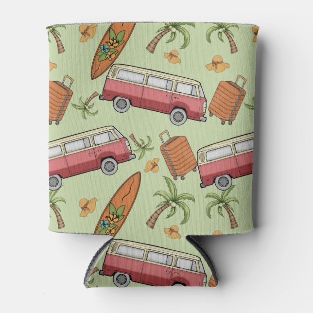 Porta-lata Vans, surf boards e palmeiras podem resfriar (Frente)