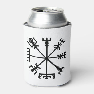 Porta-lata Vegvísir (compasso de Viking)