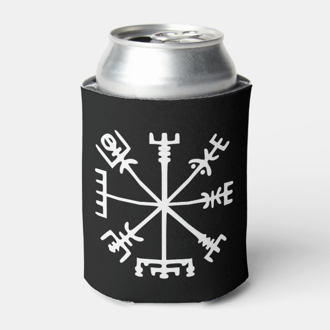 Porta-lata Vegvísir (Viking Compass) (Can Front)