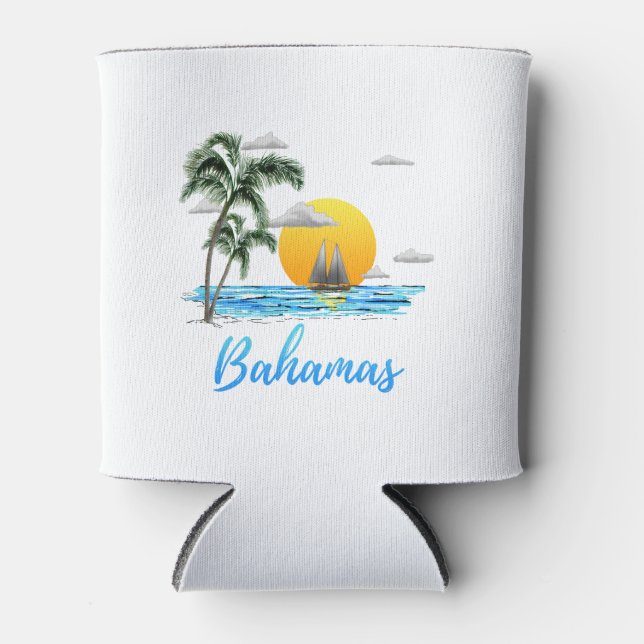 Porta-lata Vela das Bahamas (Frente)