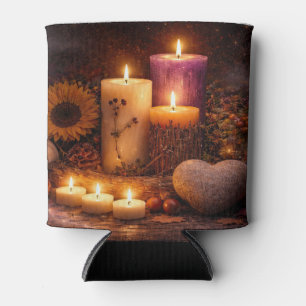 Porta-lata Velas Místicas Mágicas Coração Rocha