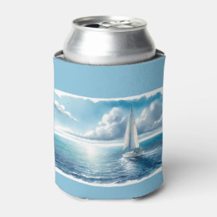 Porta-lata Velero Solitário Horizonte Azul
