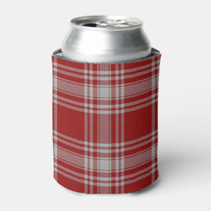 Porta-lata Velho Scotsman Clan Menzies Red White Tartan
