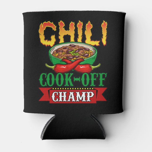 Porta-lata Vencedor da Competição Chilli Cook Off Champ (Frente)