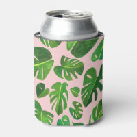 Verde de pintura aquosa monstera tropical