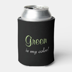 Porta-lata Verde Preto