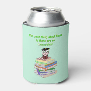 Porta-lata Verme de Livro
