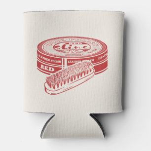 Porta-lata Vermelho calçado