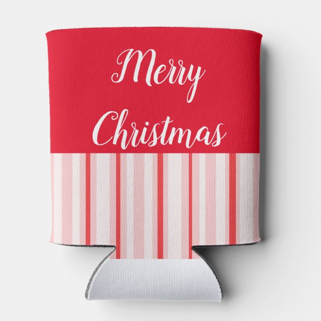 Porta-lata Vermelho e verde Natal (Traseira)