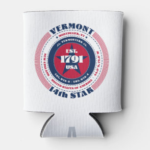 Porta-lata Vermont State Pride Monographic Cooler