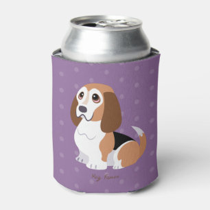 Porta-lata Vernie the Basset Hound